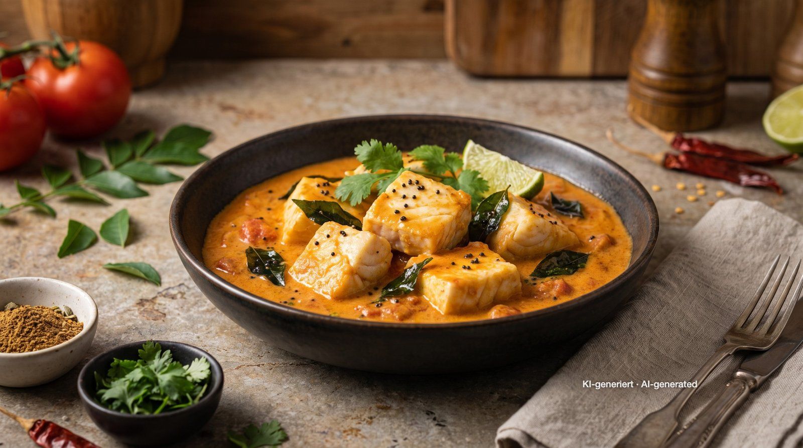 Indisches Fisch-Curry