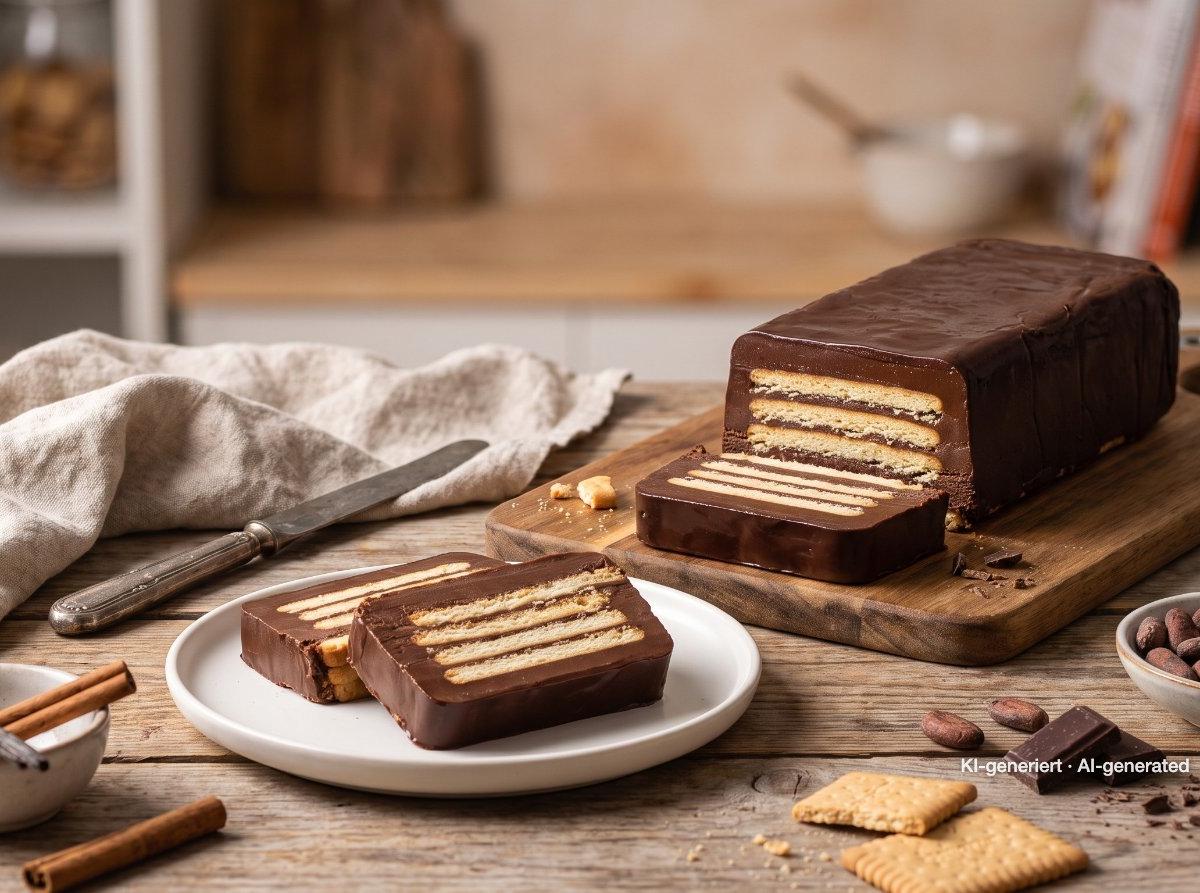 Kalter Hund — tarta de galletas y chocolate sin horno