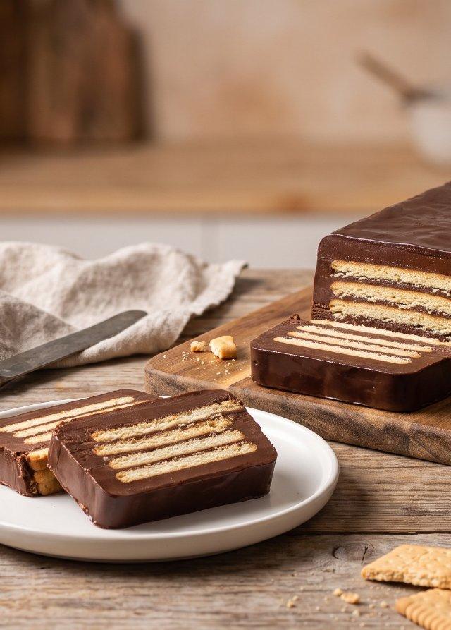 Kalter Hund — tarta de galletas y chocolate sin horno