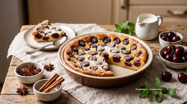Třešňový clafoutis