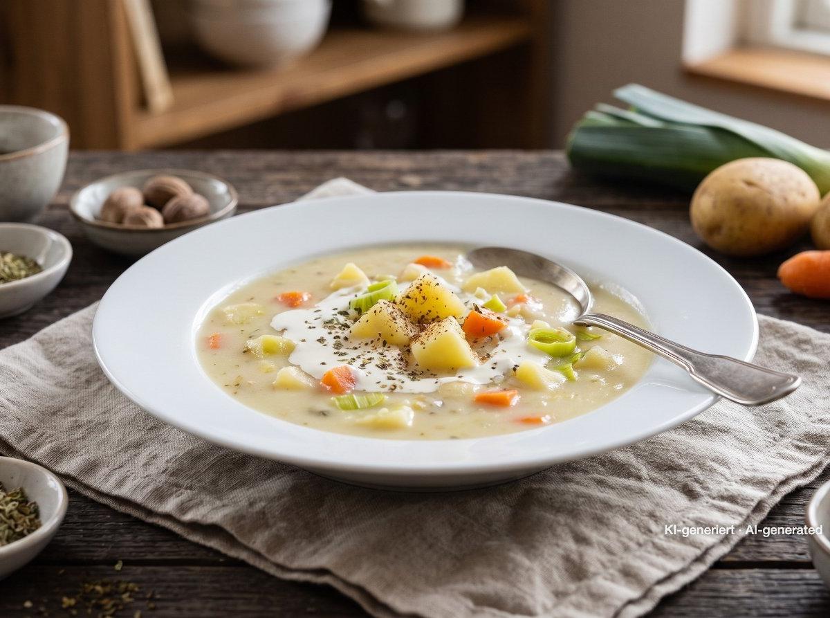 Sopa de patata clásica