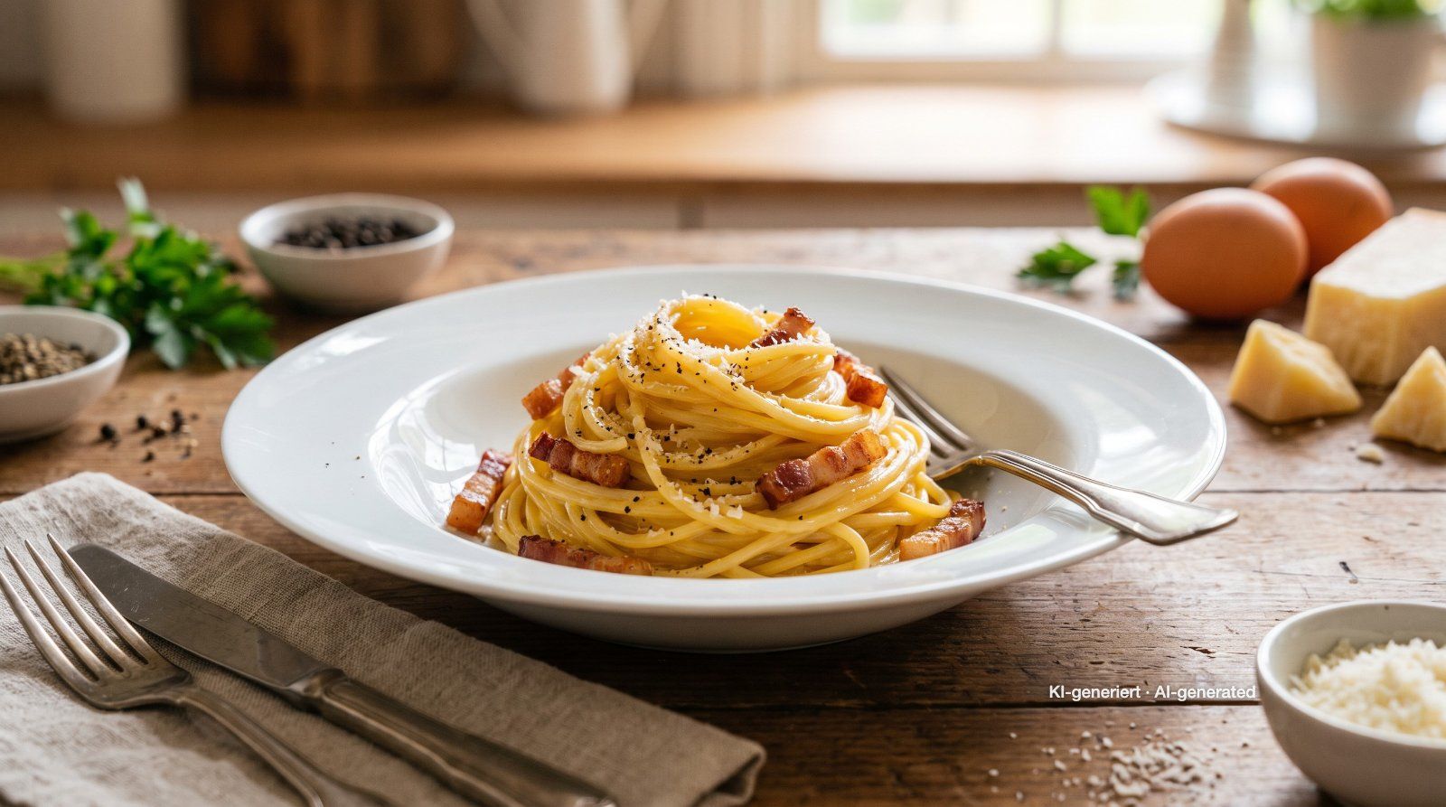 Klassieke spaghetti carbonara