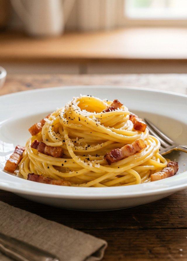 Spaghetti carbonara classiques