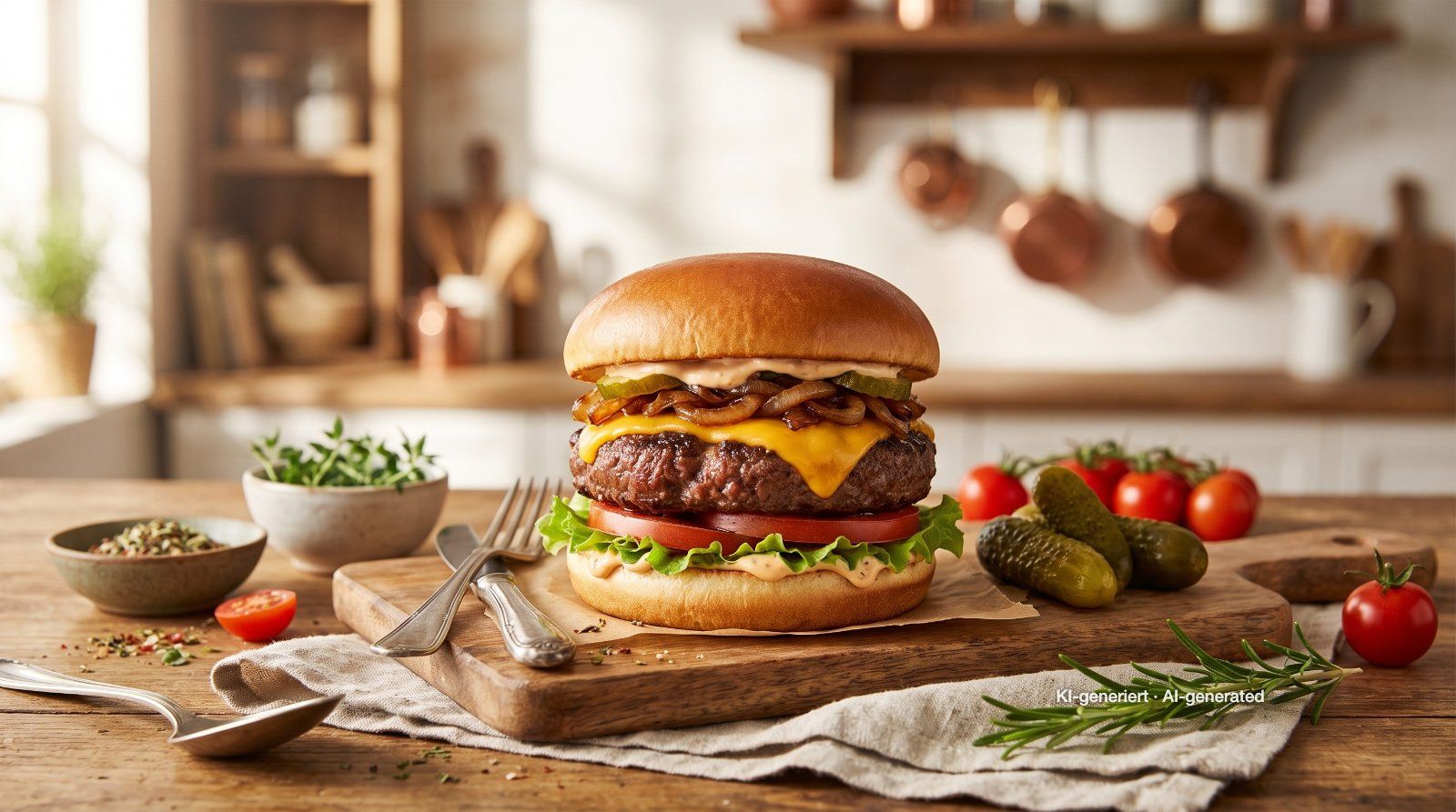 Klassieke beefburger