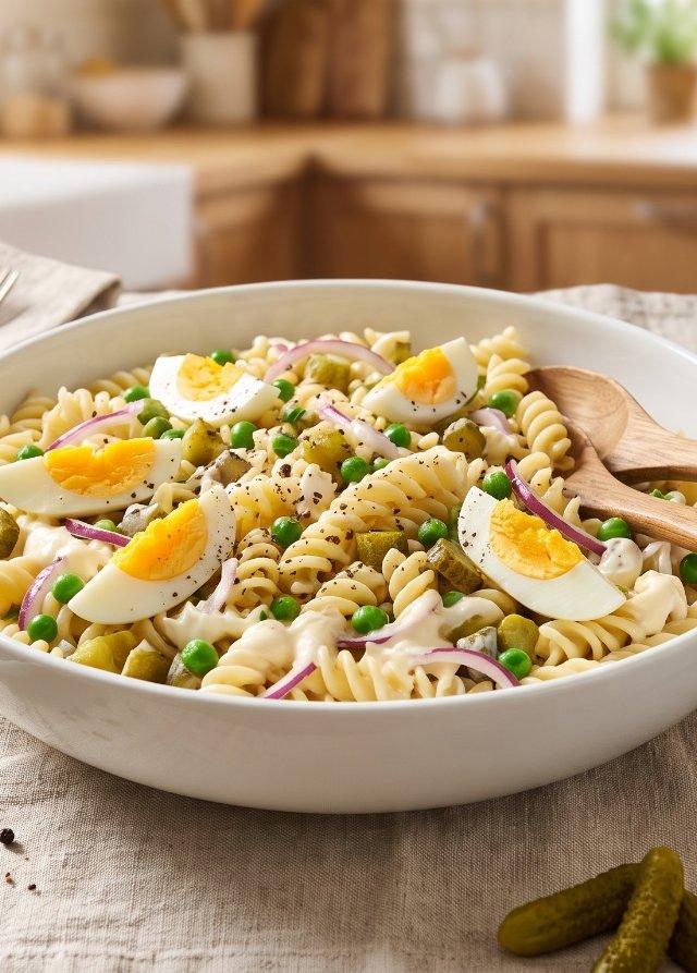 Salade de pâtes à l'allemande