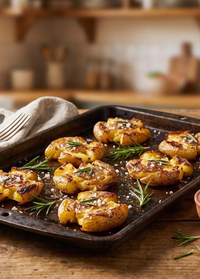 Crispy Smashed Potatoes