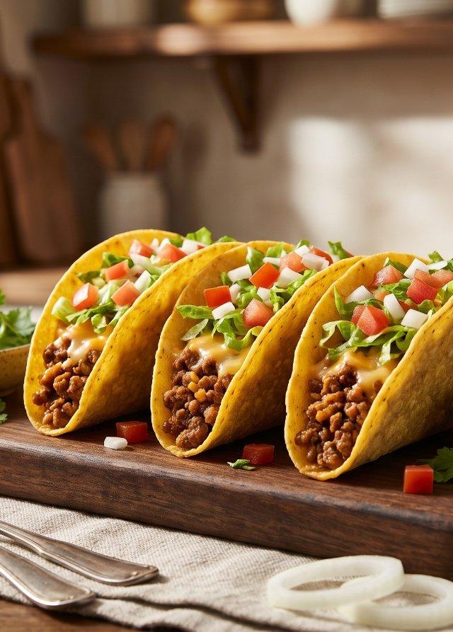 Crispy Ground Beef Tacos