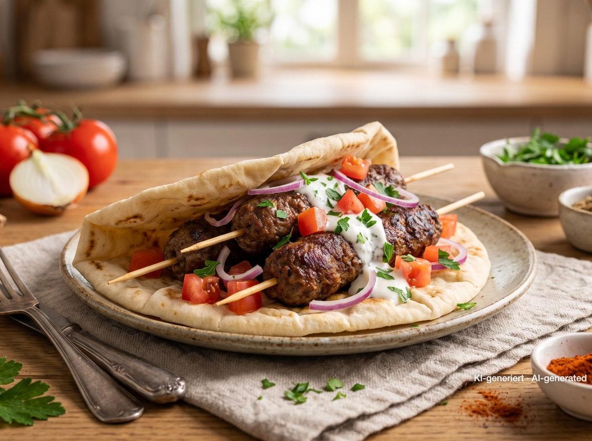 Kofte in Flatbread