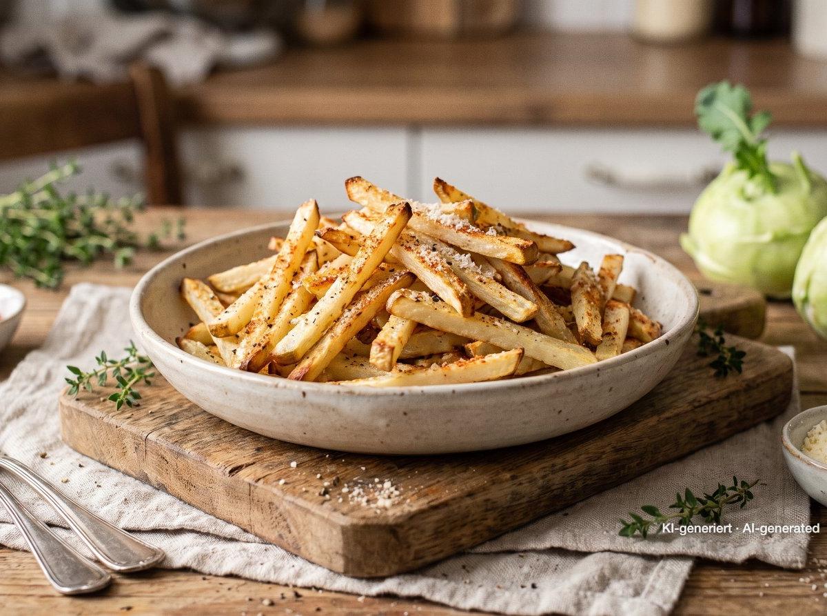 Frites de chou-rave au four