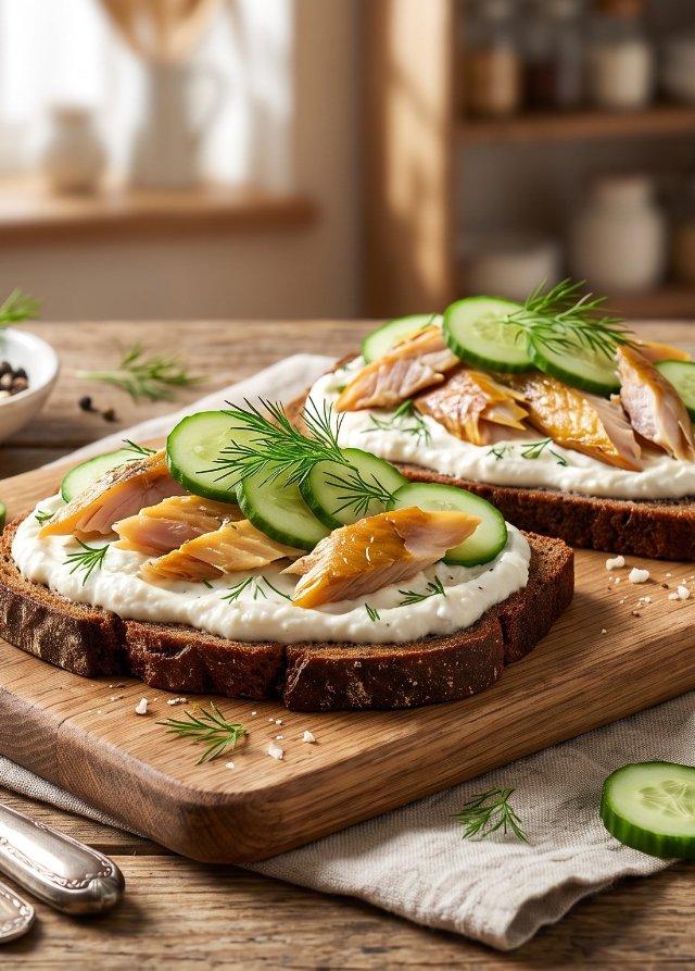 Smoked Mackerel and Horseradish Bread