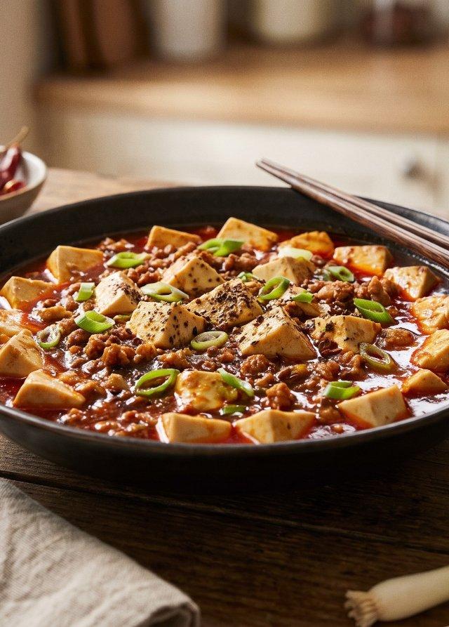 Mapo Tofu mit Sichuanpfeffer