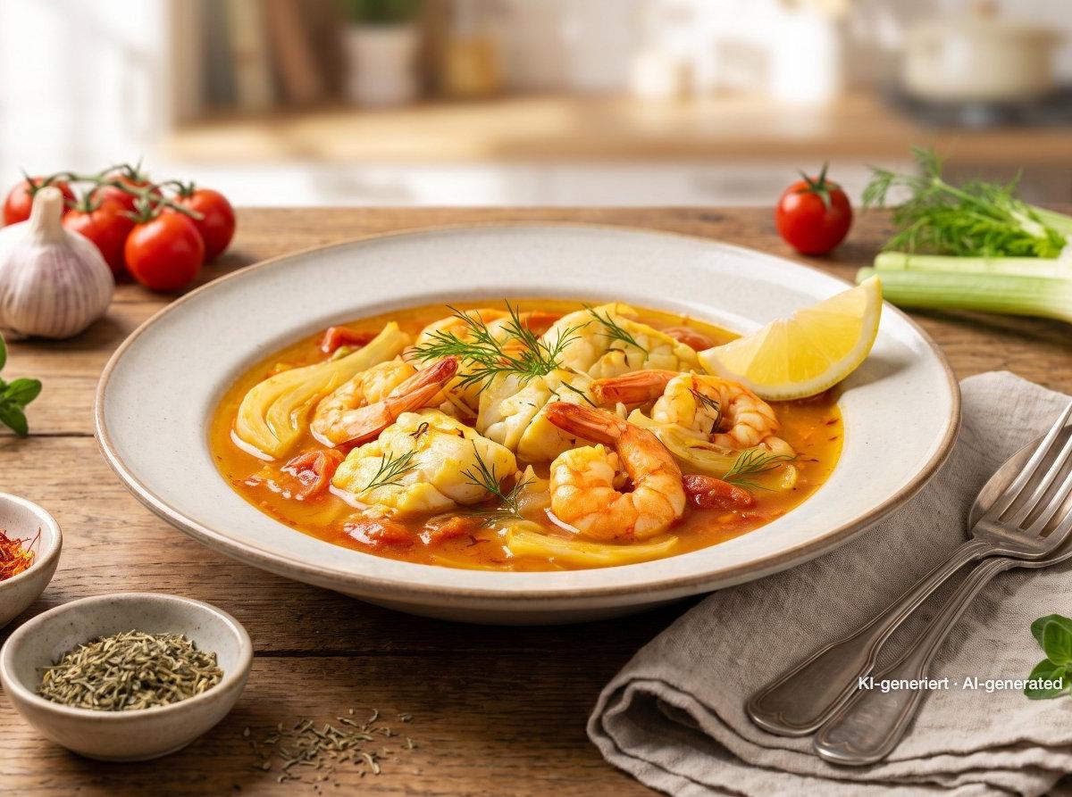 Soupe de poisson méditerranéenne
