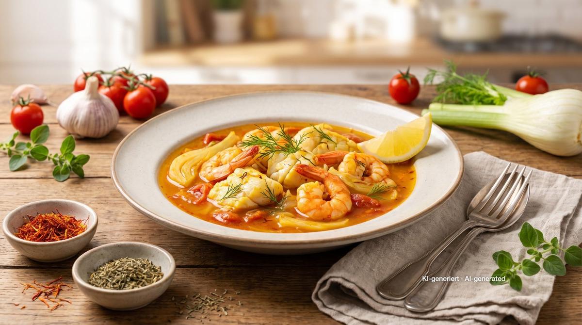 Zuppa di pesce mediterranea