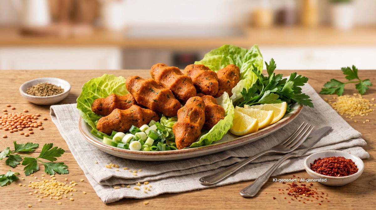 Mercimek Köftesi — linzenballetjes – Recept en afbeelding gemaakt met AI, redactioneel gecontroleerd