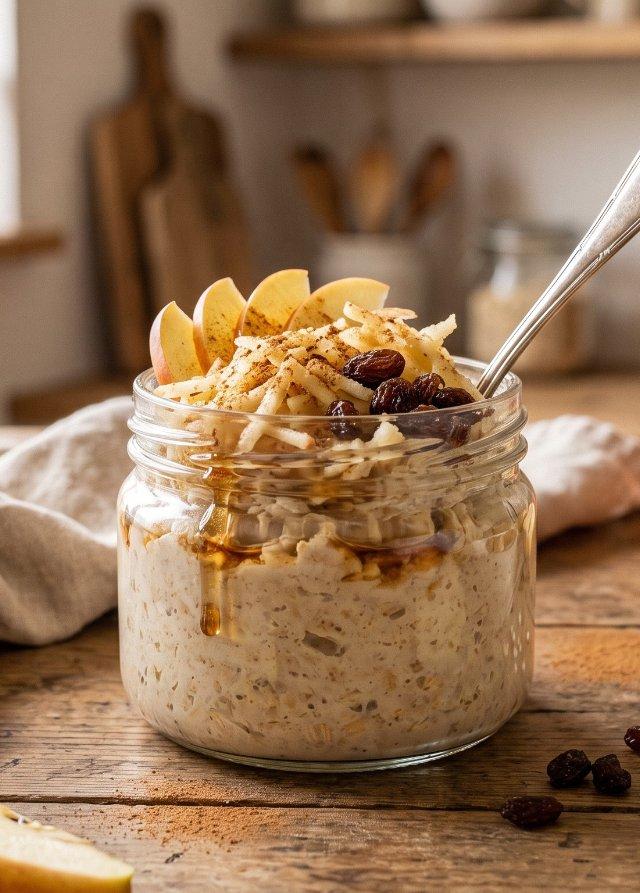 Apple Cinnamon Overnight Oats
