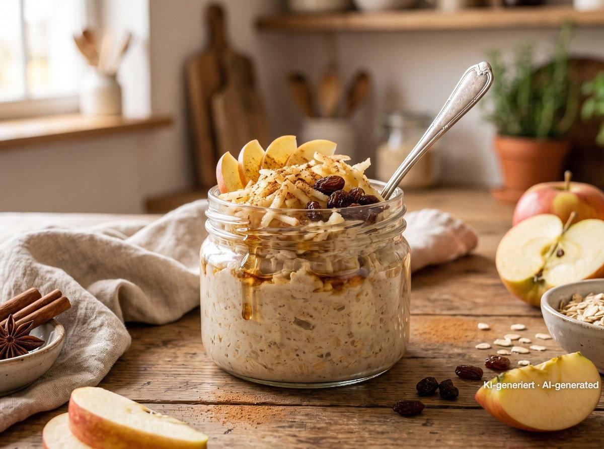 Apple Cinnamon Overnight Oats