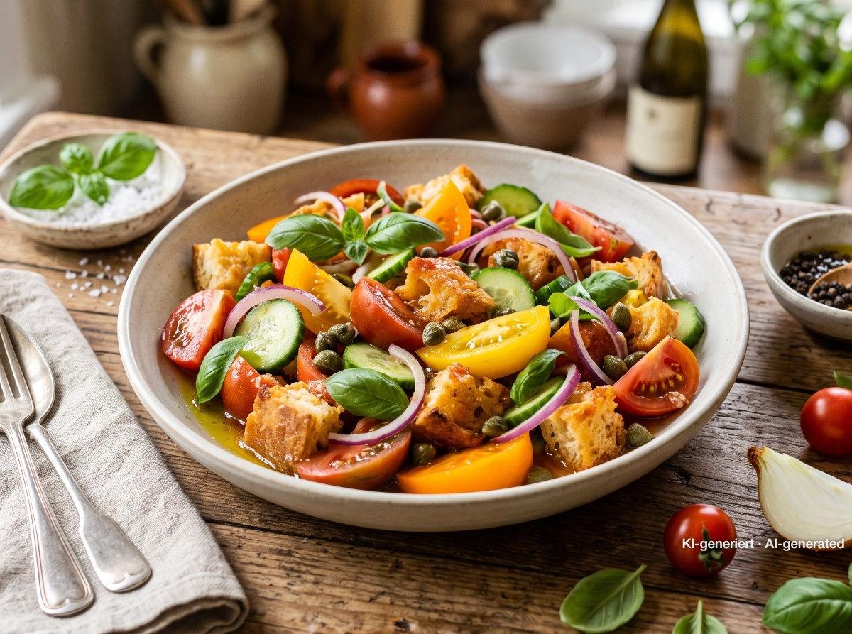 Panzanella — la salade de pain toscane