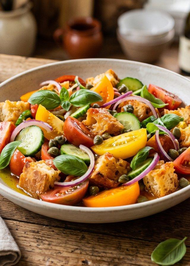 Panzanella — la salade de pain toscane