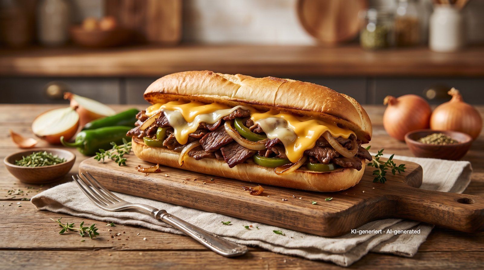 Philly Cheesesteak Sandwich