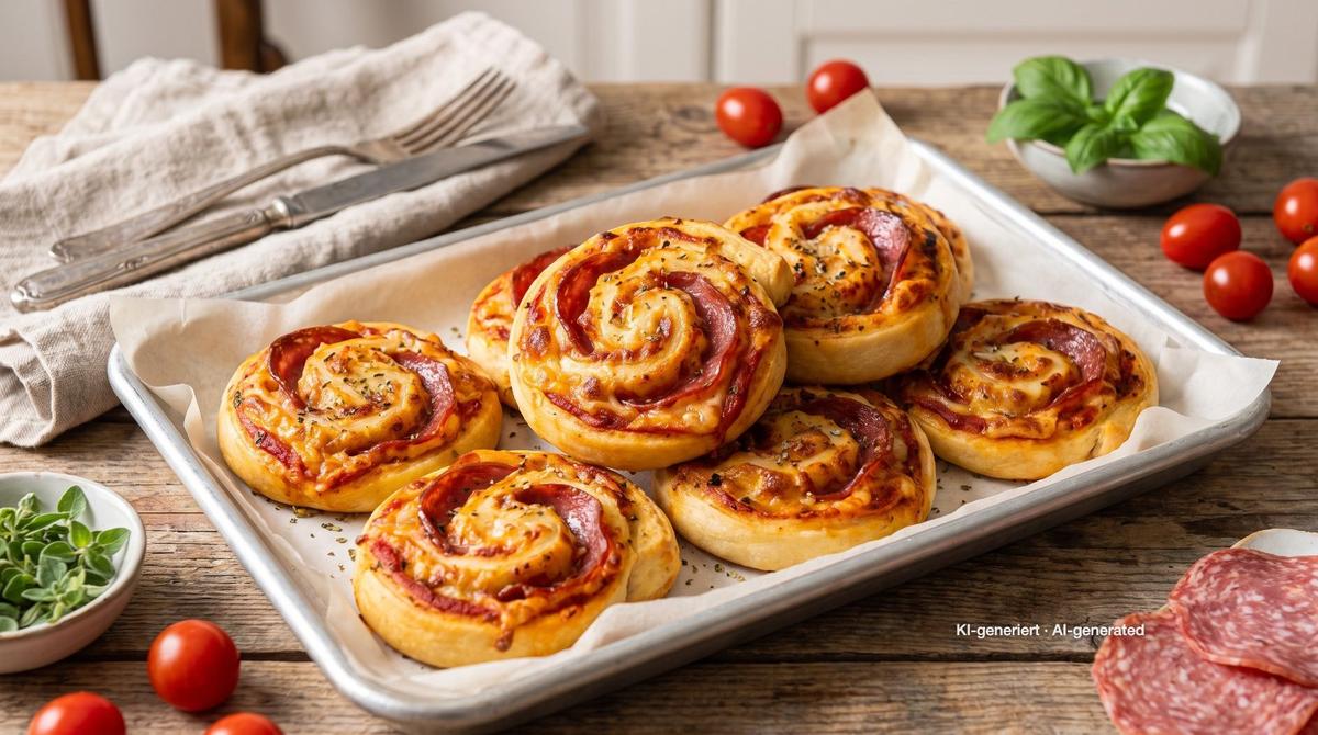 Pizza Pinwheels – Recipe and image AI-created, editorially reviewed