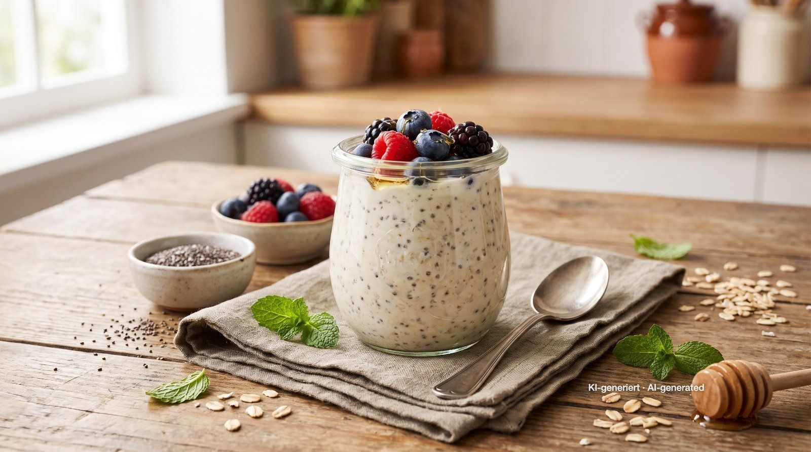 Proteinové overnight oats