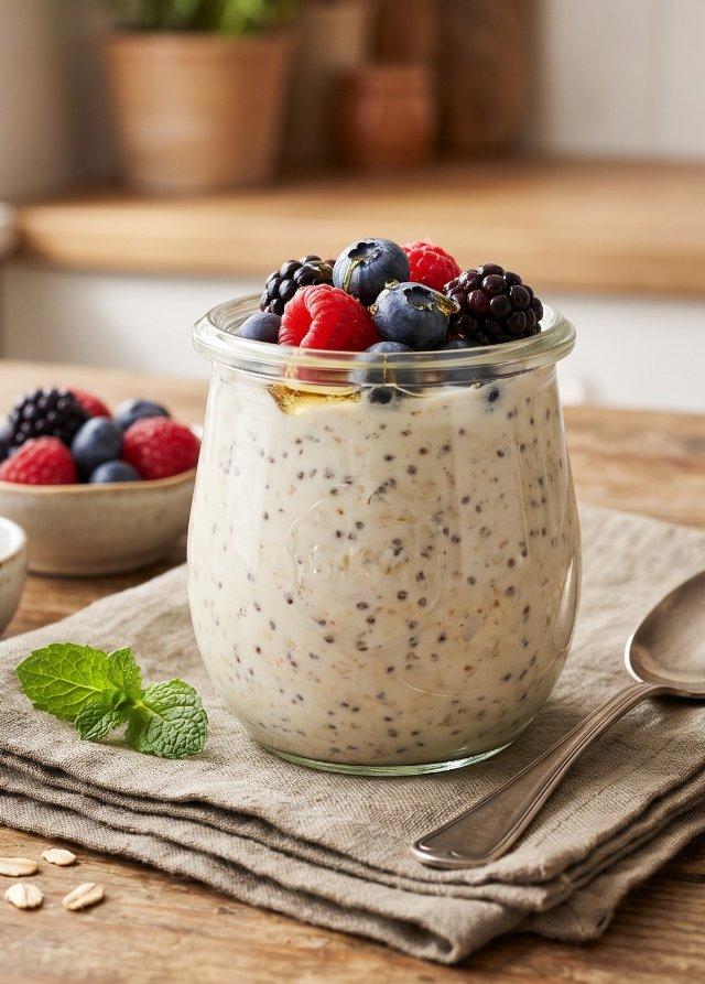 High-Protein Overnight Oats