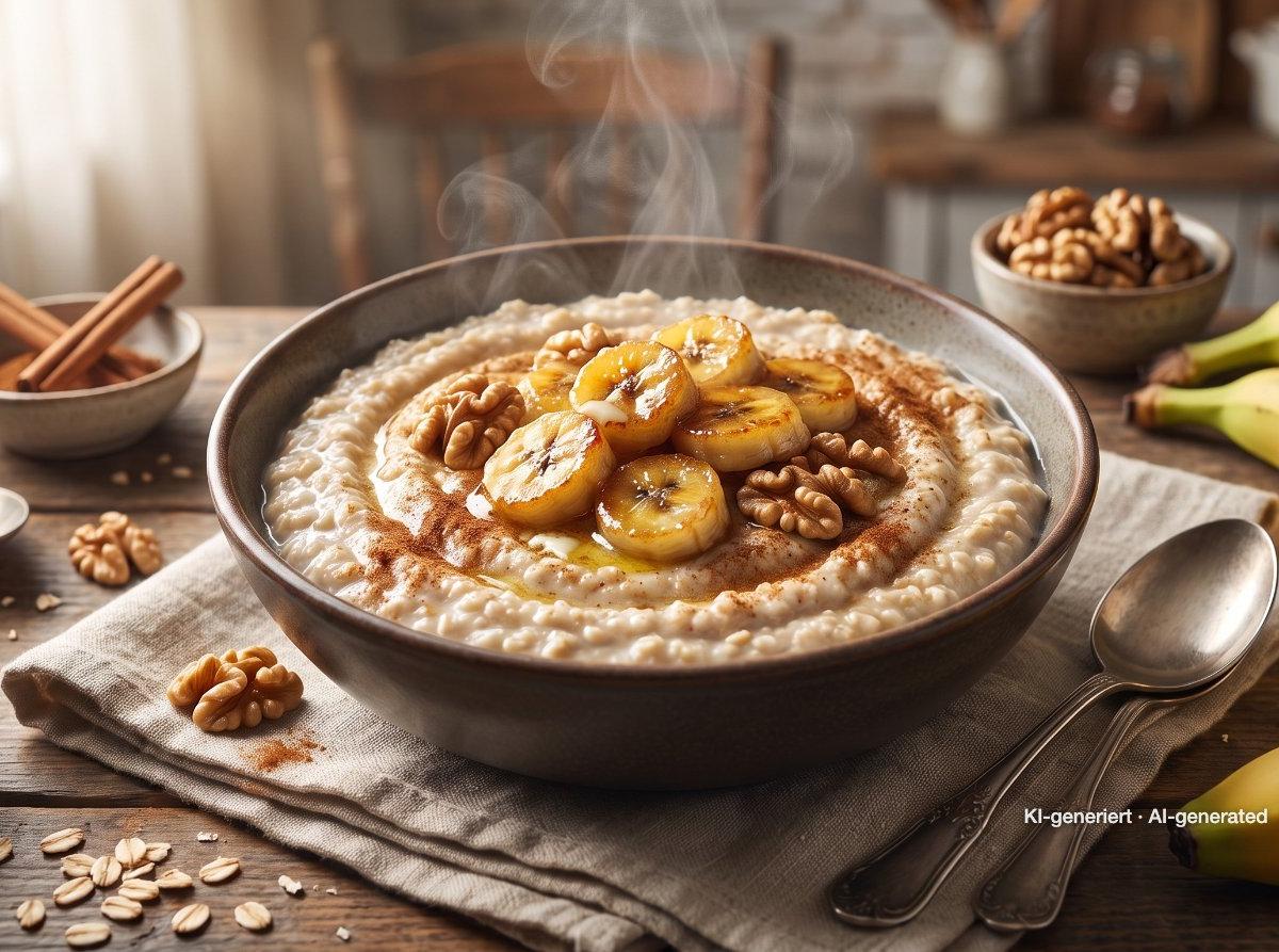 Porridge protéiné à la banane