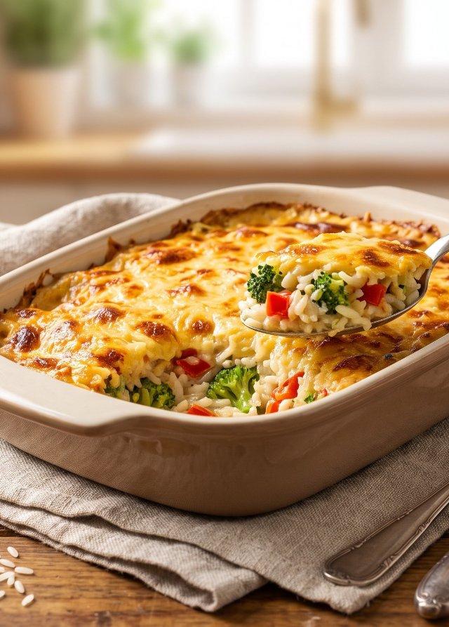 Rice Vegetable Bake