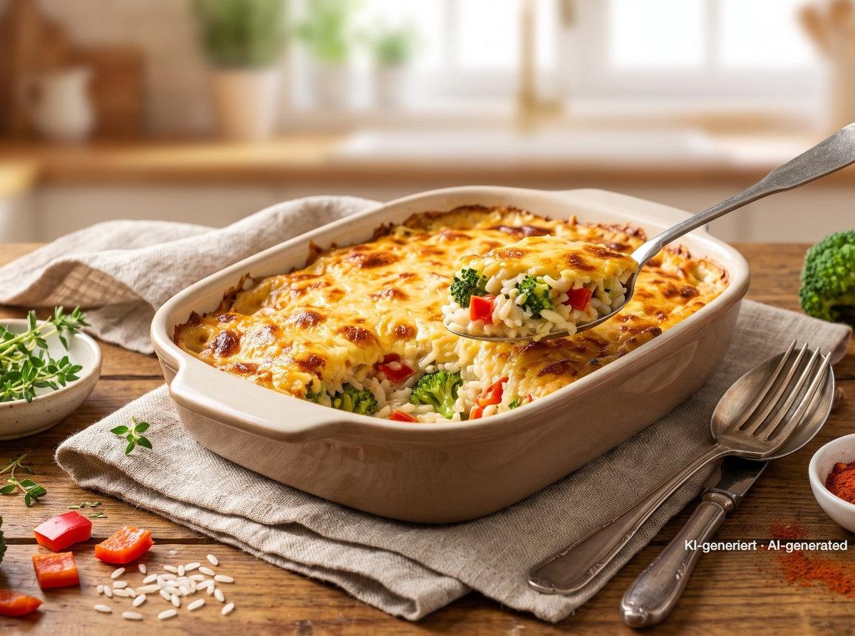 Rice Vegetable Bake