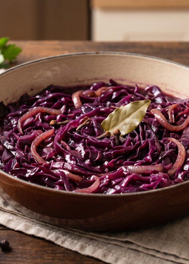 Homemade Braised Red Cabbage