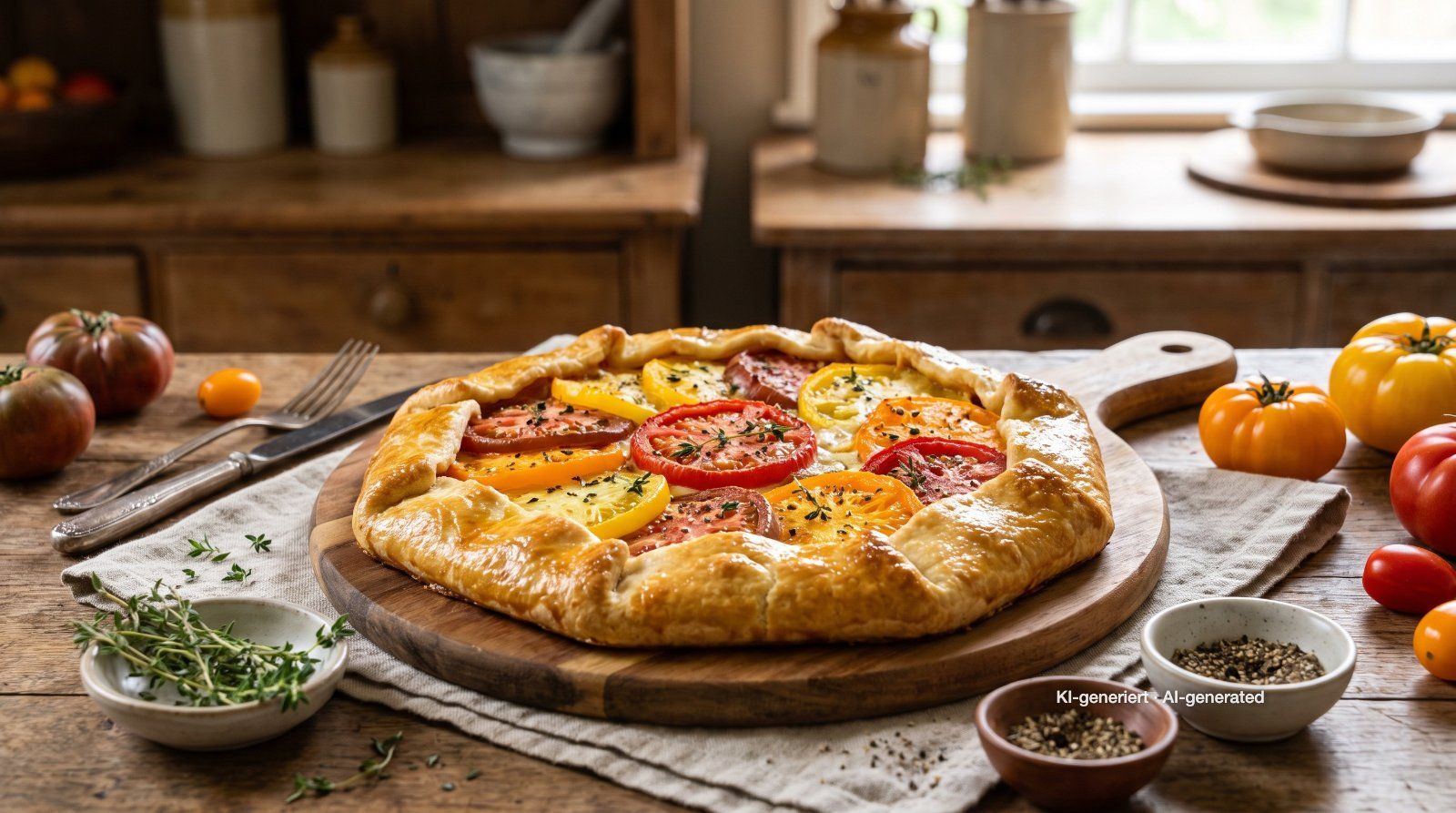 Rustikale Tomaten-Galette