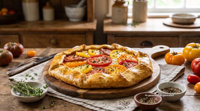 Rustikale Tomaten-Galette