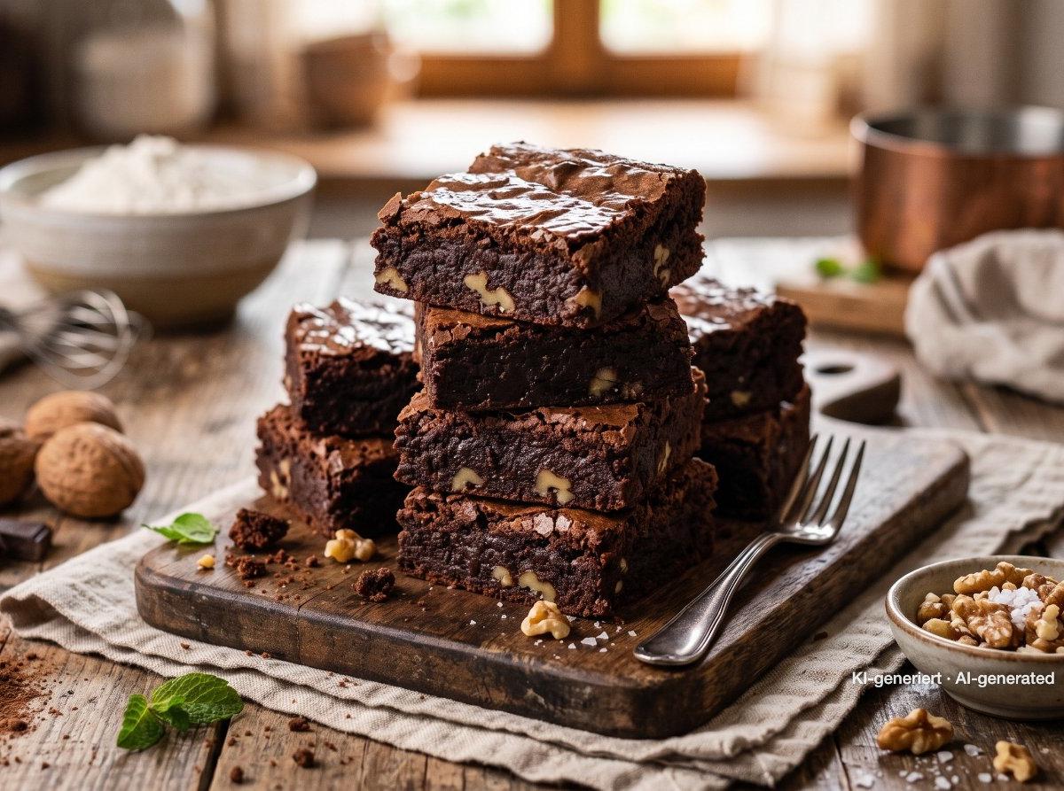 Brownies de chocolate jugosos