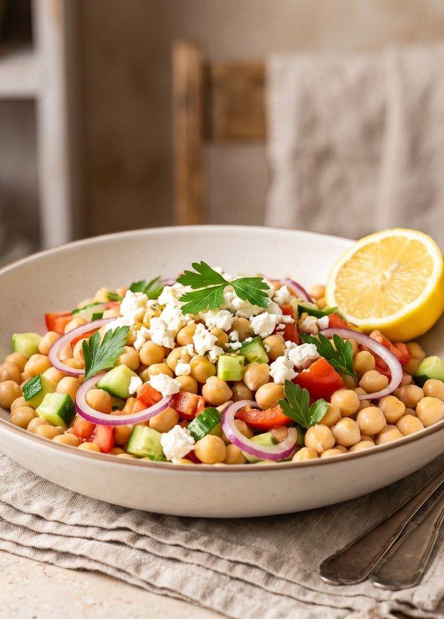 Salade de pois chiches express