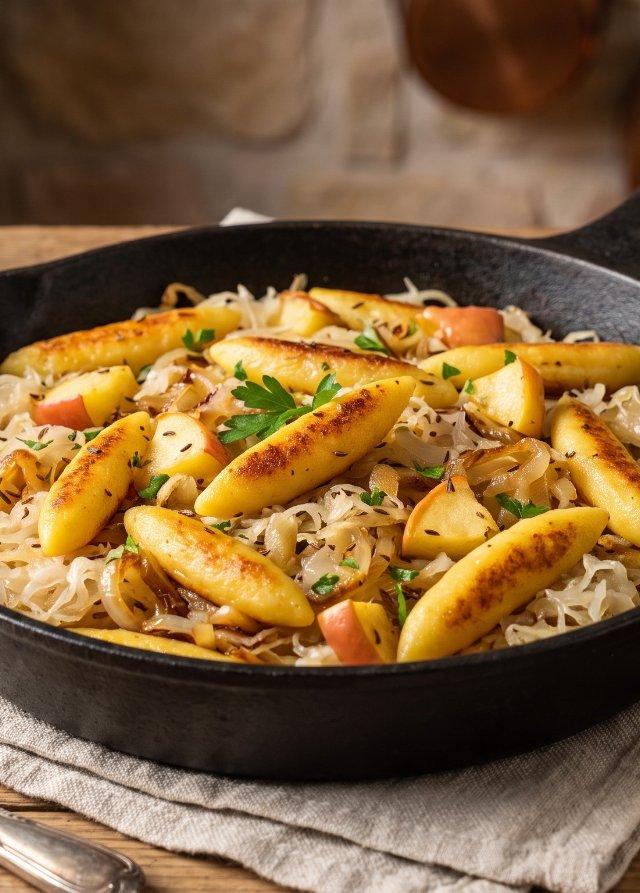 Poêlée de schupfnudeln à la choucroute