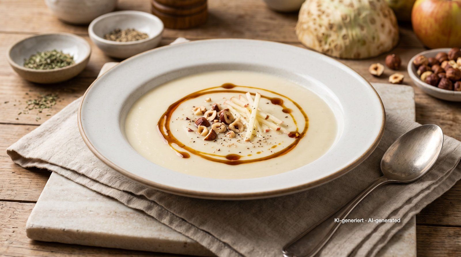 Celeriac Apple Soup