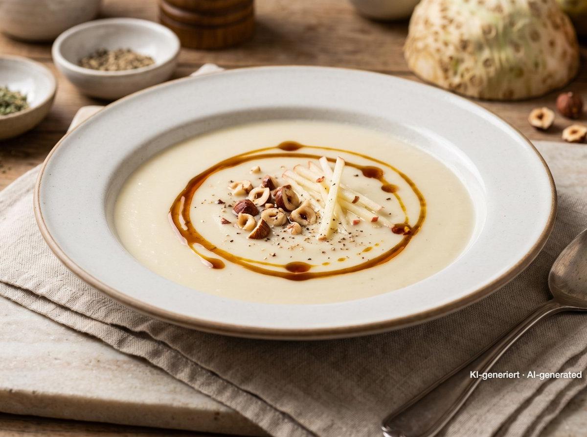 Celeriac Apple Soup