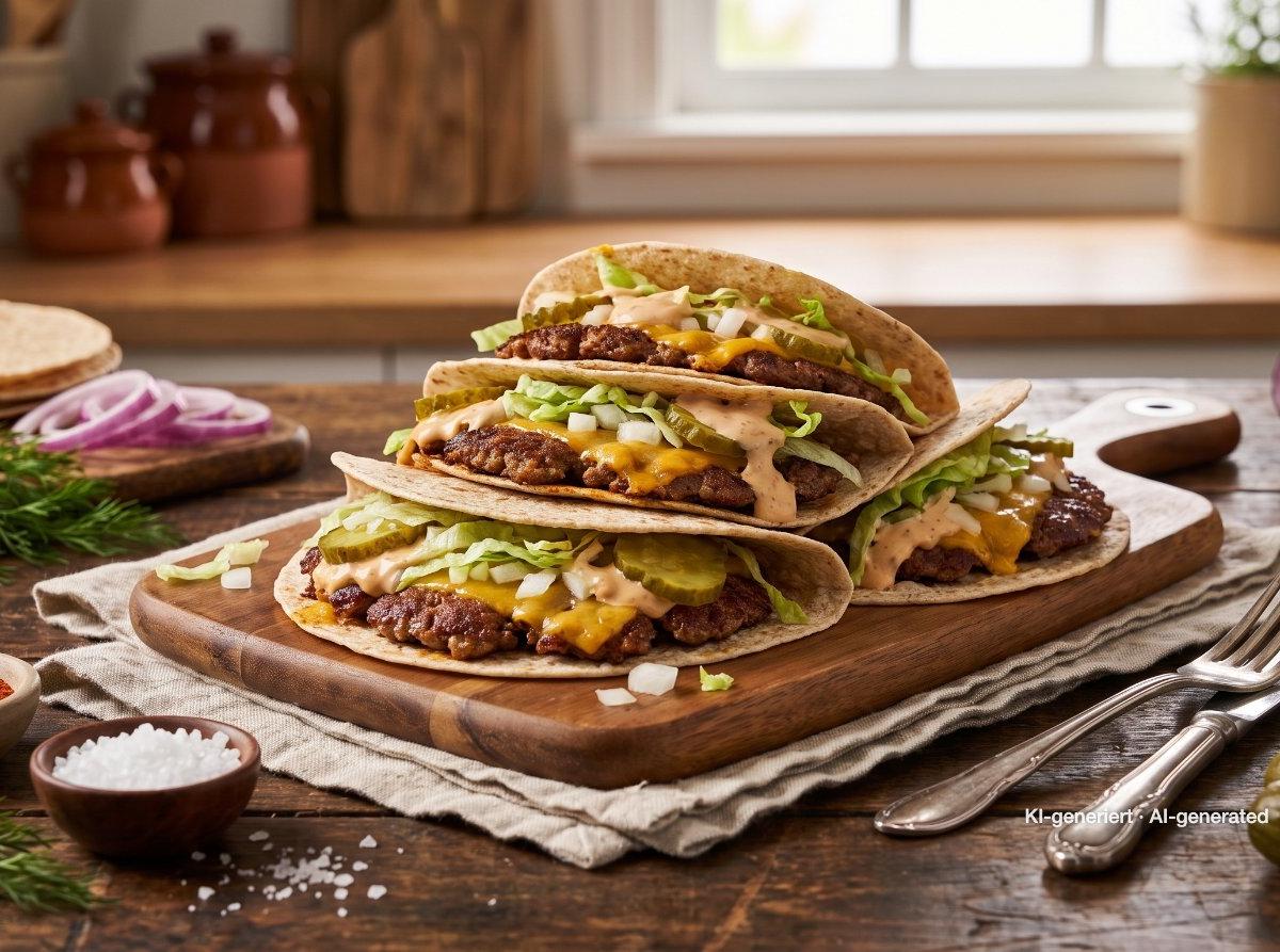 Smash Burger Tacos