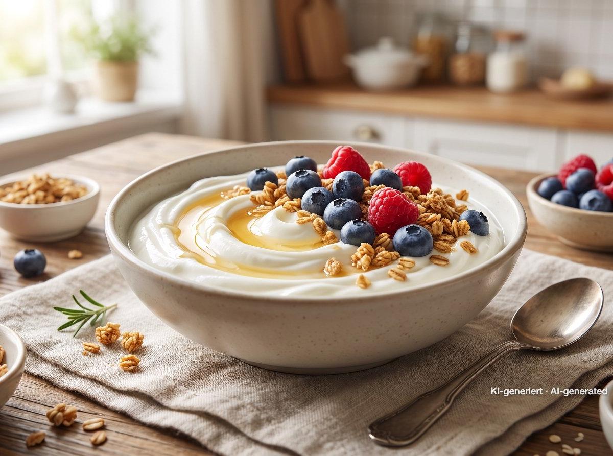 Skyr Bowl with Berries and Granola