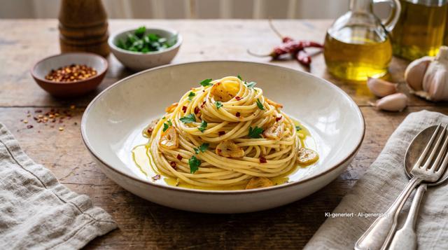 Spaghetti Aglio e Olio(蒜香橄榄油意大利面)