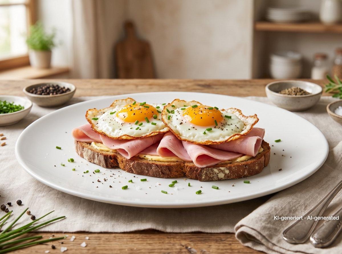 Strammer Max – German Ham and Egg Toast