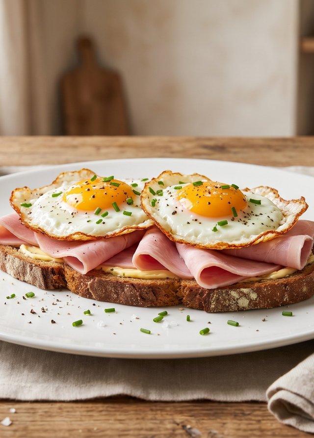 Strammer Max – German Ham and Egg Toast