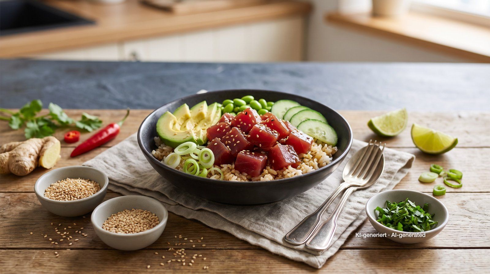 Ahi Tuna Poke Bowl