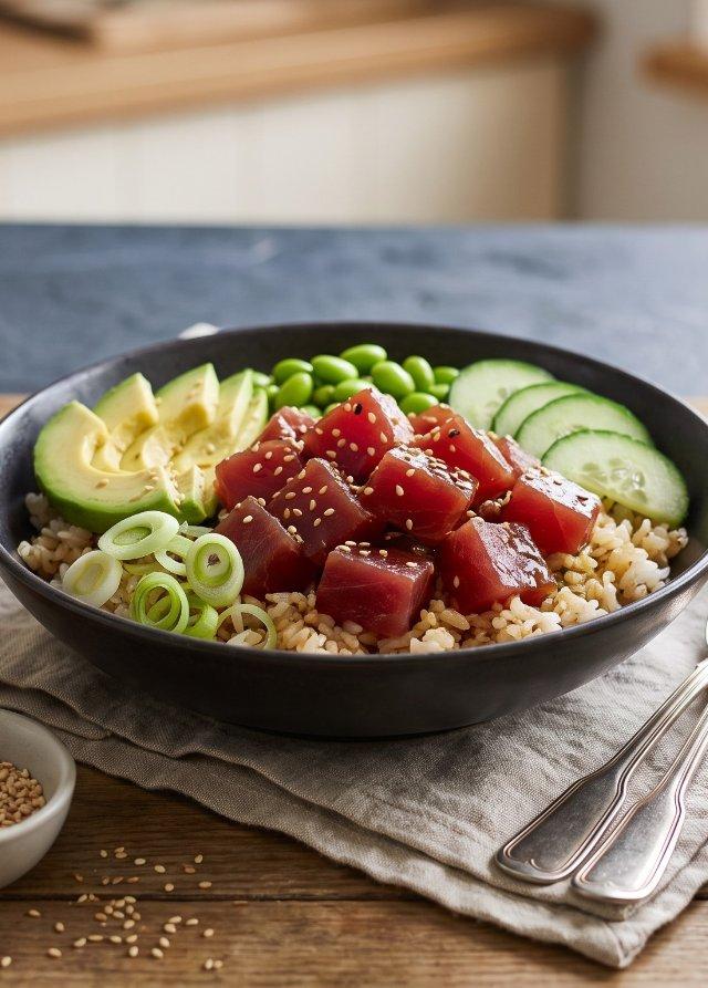 Ahi Tuna Poke Bowl
