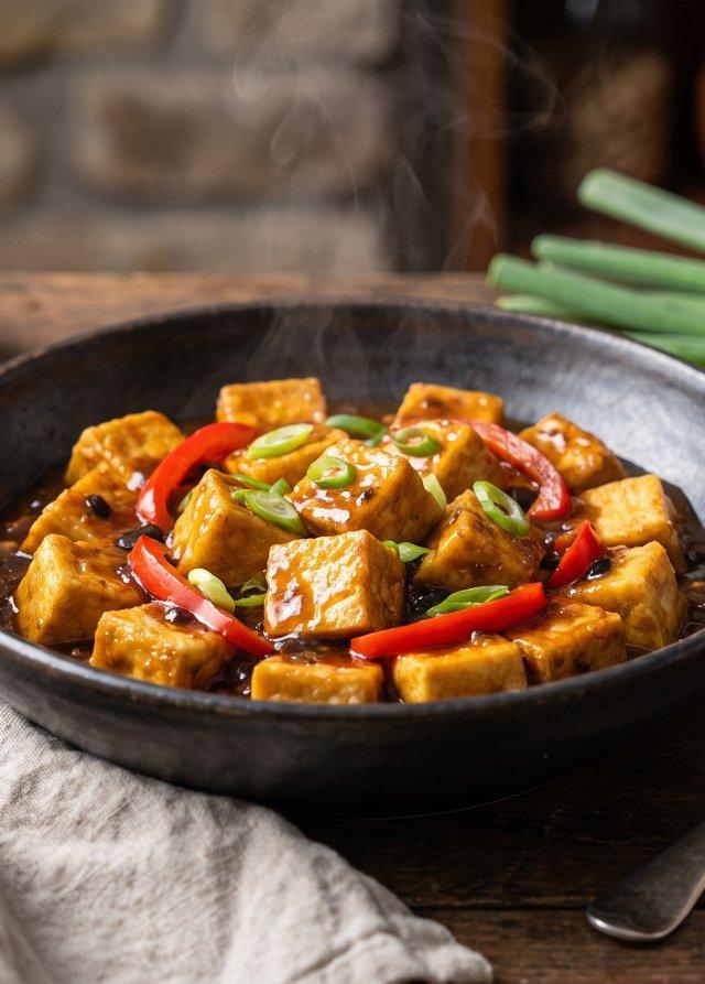 Tofu in Black Bean Sauce