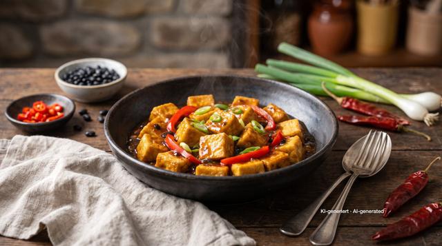 Tofu in Black Bean Sauce