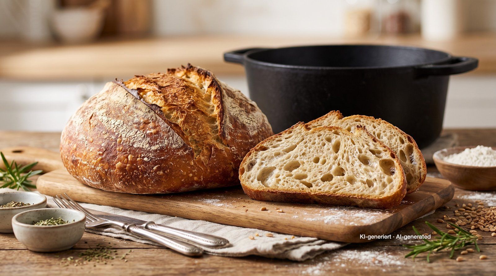 No-Knead Dutch Oven Bread