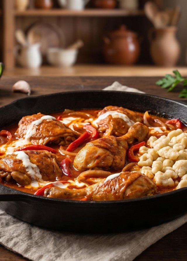 Hungarian Chicken Paprikash