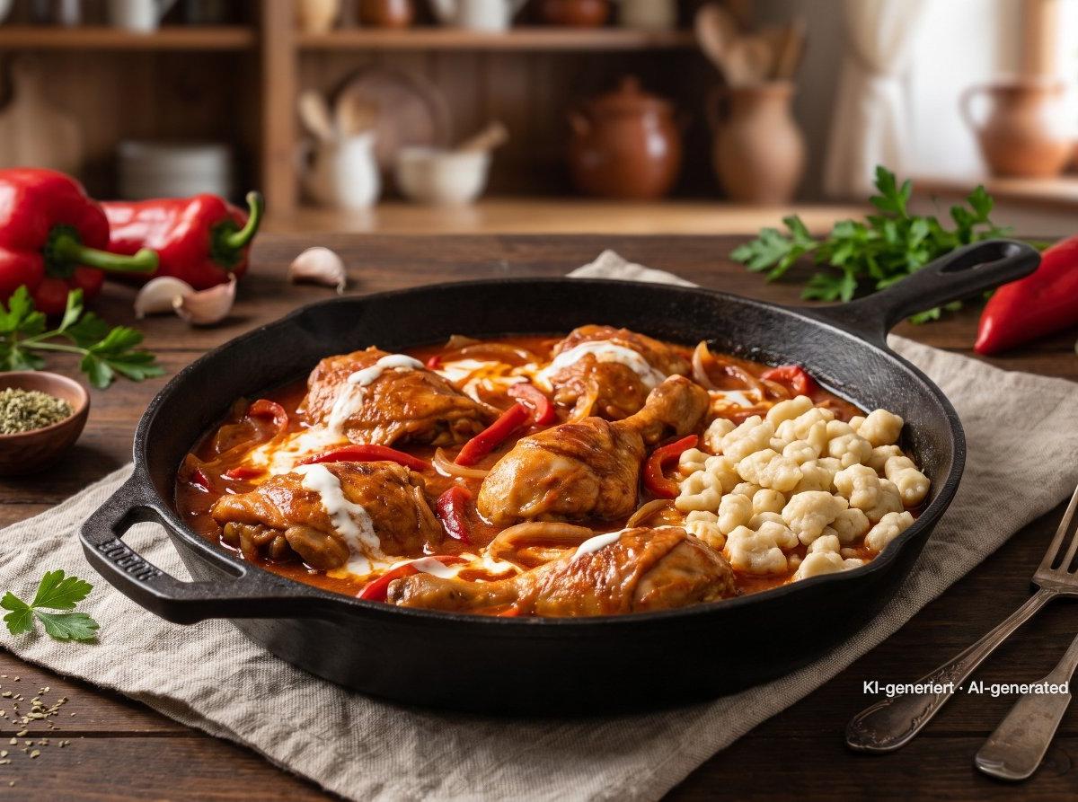 Hungarian Chicken Paprikash