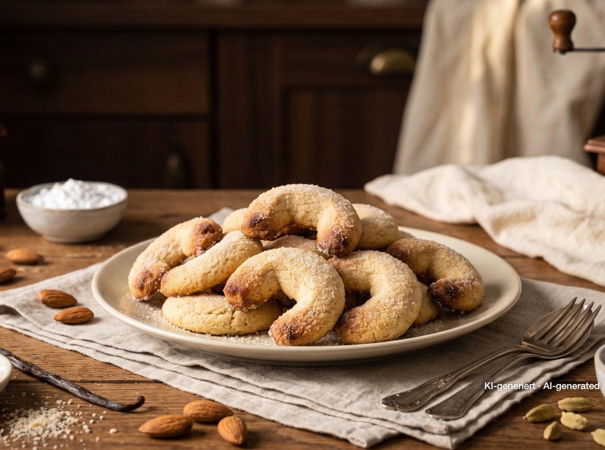 Vanilla Crescent Cookies